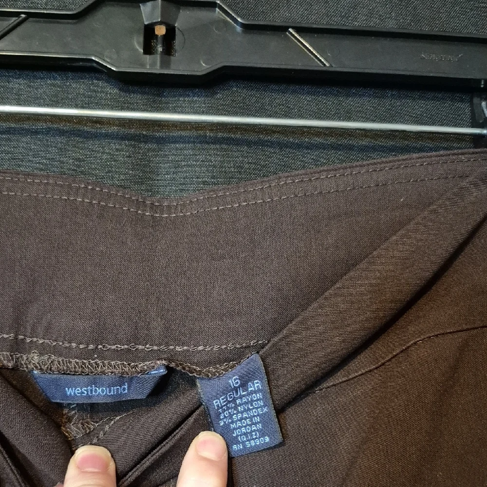 Westbound Chocolate Brown Ponte Leggings